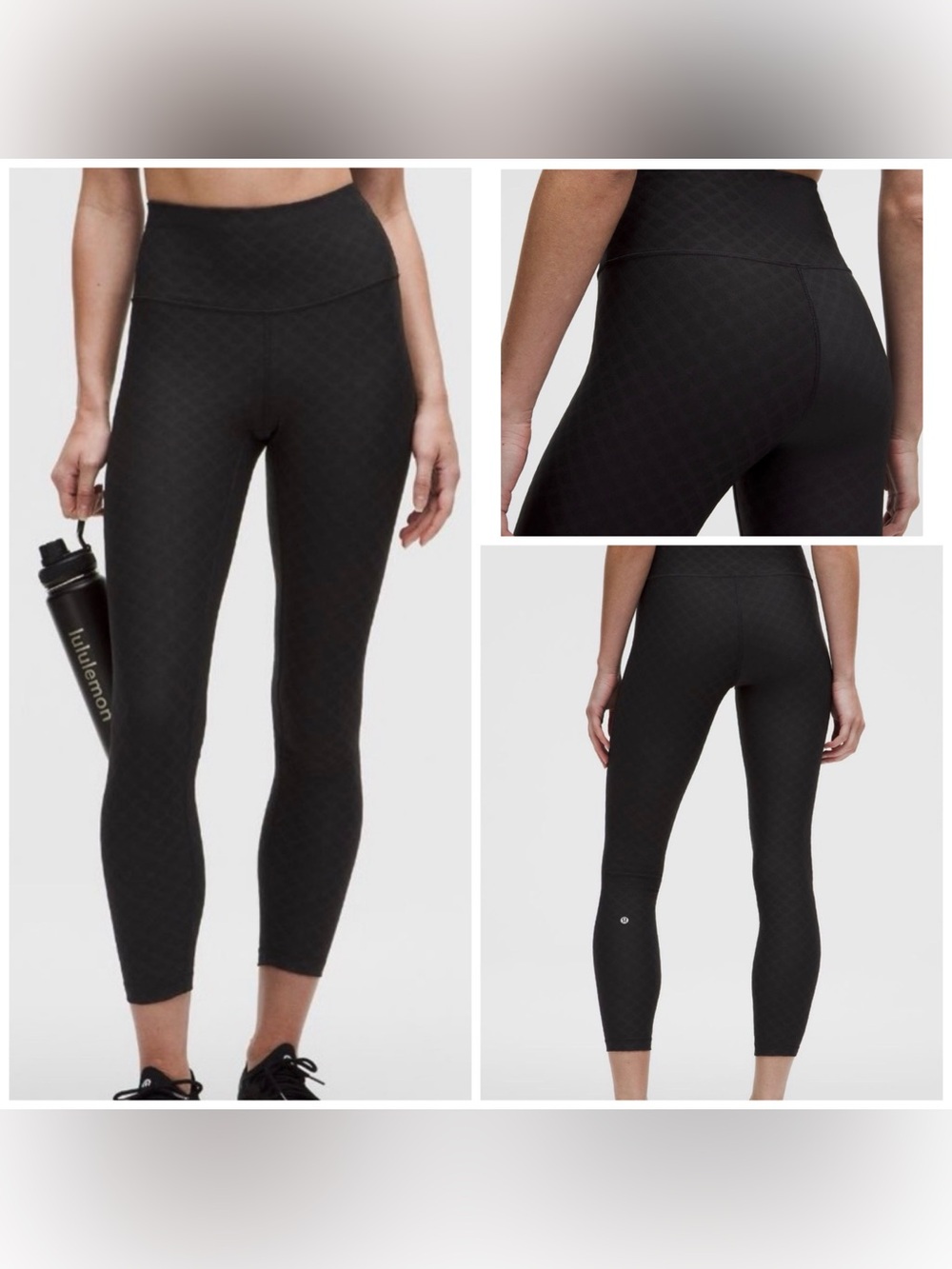 Lululemon 3D Jacquard Diamond Train High-Rise Tight 25" Size 6